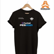 KAOS - BAJU GAME SEPAKBOLA PES 2021 - TSHIRT PRO EVOLUTION SOCCER 2021