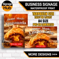 EMPANADA Business Signage l Laminated, PVC or Tarpaulin Waterproof Print