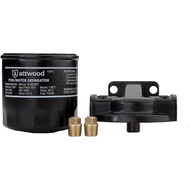 attwood 11840-7 Universal 10-Micron Fuel/Water Separator for 2-Cycle and 4-Cycle Engines, One Size