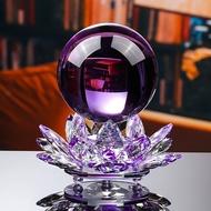 Lotus Lotus Lamp Holder Crystal Ball Decorations Home Decorations Rotatable Living Room TV Cabinet E