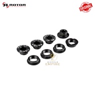 Shimano GRX Brand Chainring Rotor Bolt Black 4Bolt Bicycle Empire Chainring Set