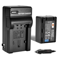DSTE Replacement for VW-VBK180 Battery + DC106 Travel and Car Charger Adapter Compatible Panasonic S