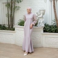 Adera DRESS ABINAYA BOUTIQUE (LILAC XL)