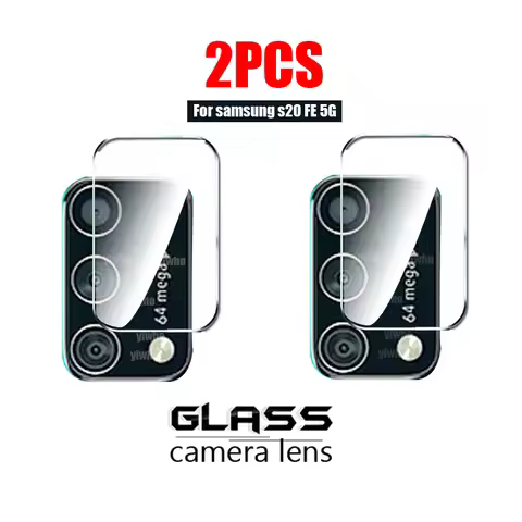 2pcs Protective Glass For Samsung Galaxy S20 FE Glass Camera Protector On For Samsung S20FE s10 s20 