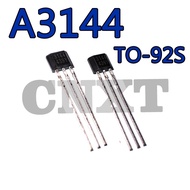 10~50PCS 3144 A3144 A3144E 44E In-Line TO-92S Hall Sensor A3144EUA-T