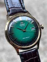 Brand New Orient Bambino Gold Case with Green Dial , Automatic Watch AC08002F