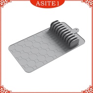 [Asite] Classic Silicone Knives Storage Mat Multifunctional Drawer Organizer Rack for Folding Knives