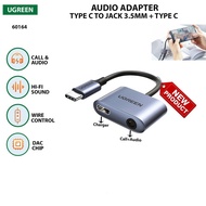 Ugreen USB C to 3.5mm Audio Adapter DAC Chip with PD 60164