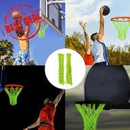 50cm Standard 12 Loops Luminous Basketball Hoop Net Sports Nightlight Lightweight Portable B3q8