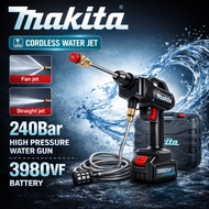3980vf Makita Water Jet Cordless Car Washer High Pressure Lithium Battery Portable with Adjustable P