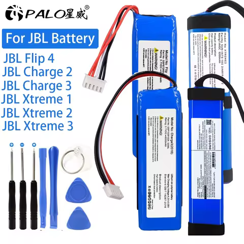 2023 100% Original Speaker Rechargeable Battery For JBL Flip 4 Charge 2 3 Xtreme 1 Xtreme 2 3 JBL Ba
