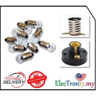 E10 E12L E14B Holder /  E10 Bulb 1.5V/2.5V/12V Mini Laboratory Bulb Miniature Screw Base Light Lamp