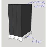 Cooler master NR200 and NR200P riser stand vertical 3D printed leg