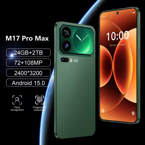 NEW HOT Original Silicone Case For M17 Pro Max Snapdragon 8 Gen4 7.3" Android 15 16GB 1TB 5G 7800mAh