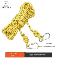 30M safety rope outdoor mountaineering life rope climbing rope paraglider escape rescue li