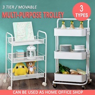 【4 COLORS!】Multi-Purpose Movable Kitchen Trolley /Trolley Storage /Kitchen Rack /Kitchen Organiser