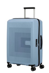 現貨🛒 !!! 全新有單3年保養 美國American Tourister Aerostep系列行李箱 24吋 淺灰藍色 惠康換領 笑印 印花