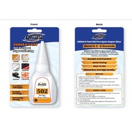 Glue : DEMAX Fast 502 Pro Spec Super Glue - 20 Gram ( Single Packing )