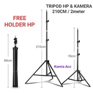 CANTIKU tripod dan kamera 2 meter / tripod 2 meter / tripod kamera +