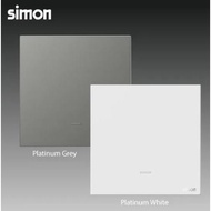 Simon M7 AIR Series Ultra Thin Switch Socket 20A 2 WAY USB TYPE-C Fast Charging CAT6 DATA PLATINUM W