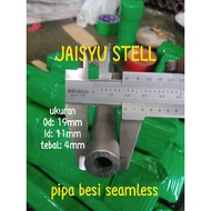 Seamless iron pipe size Od: 19mm/ Id: 11mm thick 4mm length 20cm to 100cm