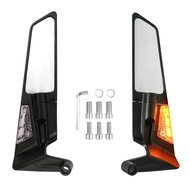 กระจกมองข้างสำหรับรถจักรยานยนต์พร้อมสัญญาณเลี้ยวสำหรับฮอนด้า CB1000R CB650R CB650F CB500 CB300 CB200