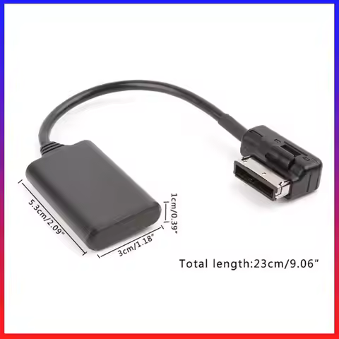 Audio Adapter Data Wire AMI Bluetooth-compatible AUX Receiver Cable Adapter Radio Stereo Wire Adapte