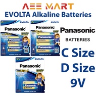 PANASONIC EVOLTA 9V / C Size / D Size Premium Alkaline 1.5V Battery | 4pcs / 4+2pcs