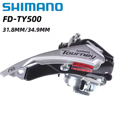 SHIMANO TOURNEY FD TY500 3x6 Speed 3x7Speed 3x8 Speed Front Derailleur Clamp 31.8mm 34.9mm Band Moun