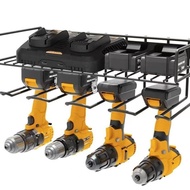 Wall-Mounted Power Tool Storage Rack Electric Drill Screwdriver Tool Rack Garage Tool Storage Rack