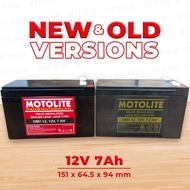 UPS Battery 12V 7Ah 20hr OM7-12 12 Volts 7 Ampere replaces 7.2 Ampere 12v 7.2Ah Motolite 12V 7Ah OM7