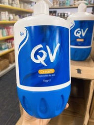 現貨【1kg裝】Ego Qv 家庭超值装 滋潤保濕（抗干燥抗敏）雪花膏潤膚霜 1000g 1公斤装 (replenishs dry skin) 1kg 9314839011078