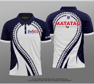 DEPED MATATAG POLO UNIFORM SUBLIMATION POLO-Shirt FOR Men AND WOMEN Teacher DEPED BADGE CODE:14