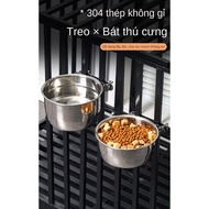 304 Stainless Steel Bowl Medium Mink Bowl Dog Feeding Tray Cat Feeder Civet Bowl Weasel Feeding Bowl