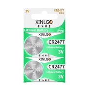 [SG] [2 Pieces] XINLGO CR2477 Lithium Cell Button Battery