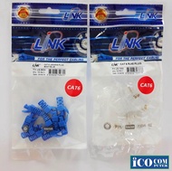 LINK หัวแลน RJ45 CAT6 รุ่น US-1002 + บูธแลน รุ่น US-6624