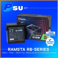 ┐ ♞ ◬ RAMSTA RB-650 650W RB-750 750W RB-850 850W Full Modular 80 Plus Bronze ATX PSU