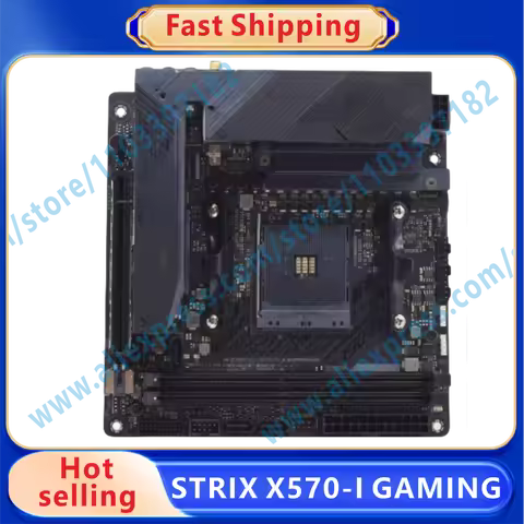 STRIX X570-I GAMING Mini-ITX Motherboard X570 AM4 DDR4 64GB PCI-E 4.0 USB 3.2