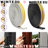 WINTE3U 5/10m Window Door Self Adhesive D/E/P/I Type Weather Strips Noise Insulation Draught Exclude
