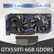 GTX550TI 6GB GTX550TI 6GB GTX1050TI 550TI 2GB 4GB 6GB 750 Computer Graphic Card 192Bit GDDR5 NVIDIA 