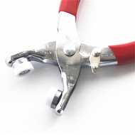 Practical Buttons Hand Pressure Pliers Fastener Snap Install Tool For 9.5mm Hollow Five Claw Buckle/