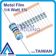 Resistor 47k 47 kilo Ohm 1/4 watt 0.25 metal film 1% toleran