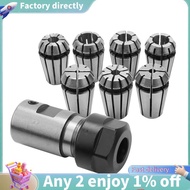 7Pcs ER11 1-7mm Spring Collets with ER11A 5mm Motor Shaft Holder Extension Rod