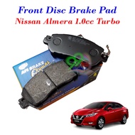 Futez Nissan Almera 1.0cc Turbo Front Disc Brake Pad