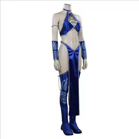 Adult Mortal Kombat Kitana Cosplay Costume Women Bikini Top Shorts Mask Outfits Halloween Carnival P