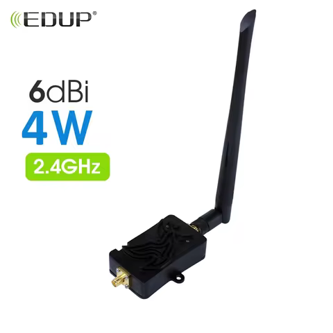 EDUP AB007 2.4GHz WiFi Booster 4W Signal Repeater Wireless Repeater for WiFi Router Accessories Ante