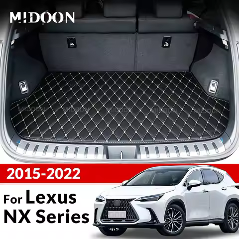 Car Trunk Mat for Lexus NX Series 200 200T NX300 NX300h 2015 2016 2017 2018-2022 Cargo Liner Carpet 