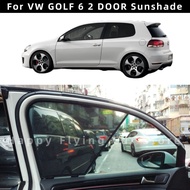 Suitable for VW Golf6 MK6 2Doors special car window sunshade,front and side door sun baffle,sunscree