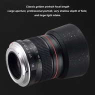 85มม.F1.8เลนส์กล้องถ่ายรูปสำหรับ Canon F1.8ขนาดใหญ่รูรับแสงโฟกัสคงที่มาโคร Pure Manual Focus เลนส์กล้อง SLR