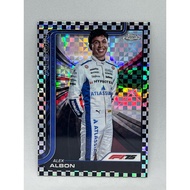 F1 Topps Chrome F1 2025 Alex Albon Checker Flag Card